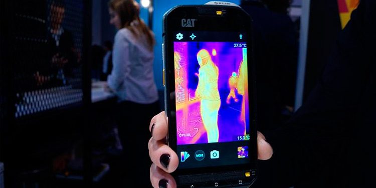 CAT S60 Smartphone met warmtebeeldcamera